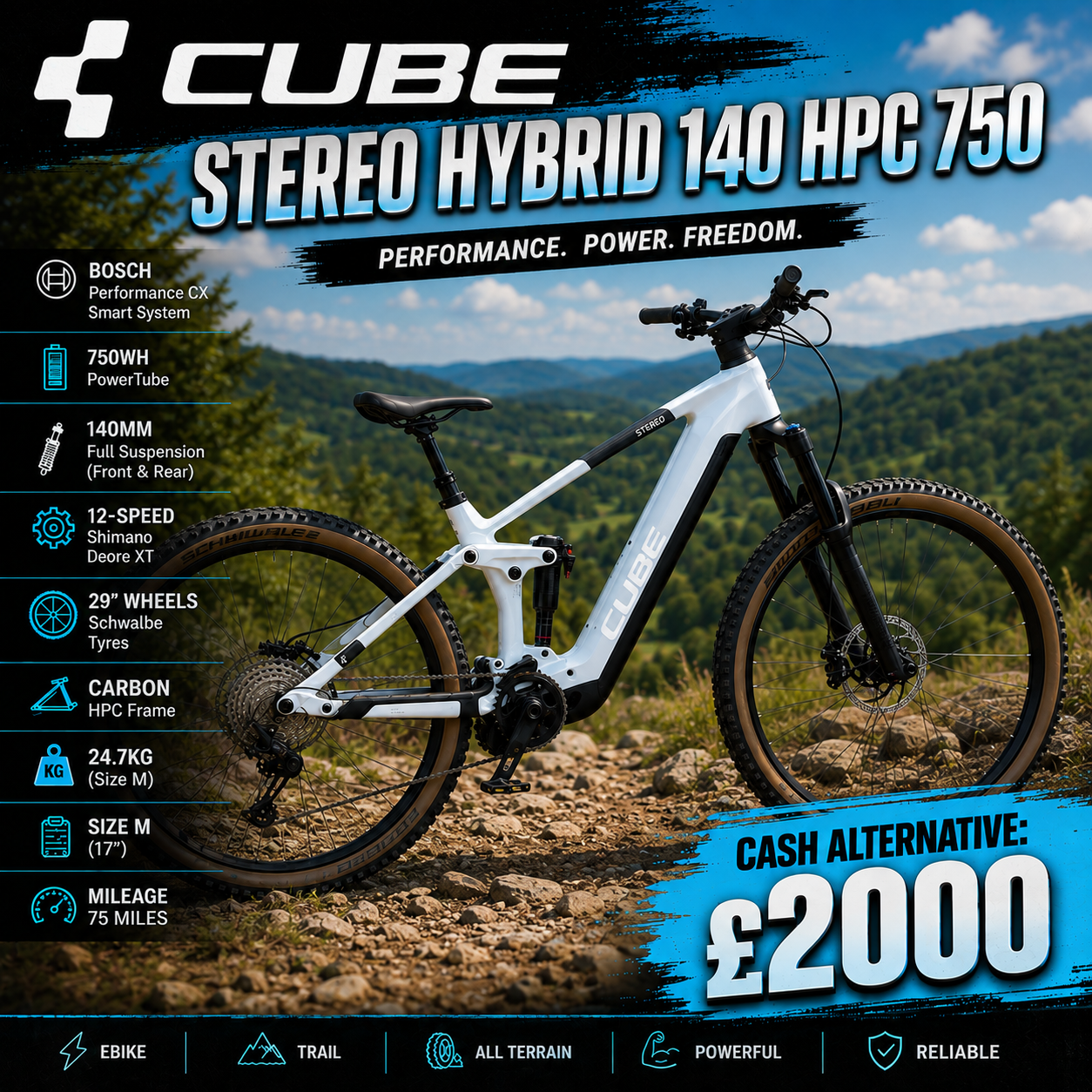 CUBE STEREO HYBRID 140 HPC 750