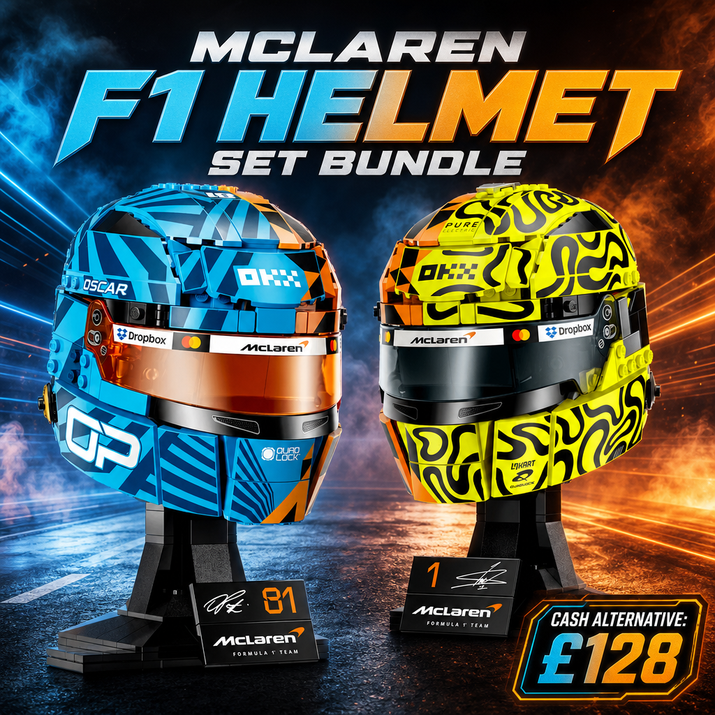 MCLAREN F1 HELMET SET BUNDLE