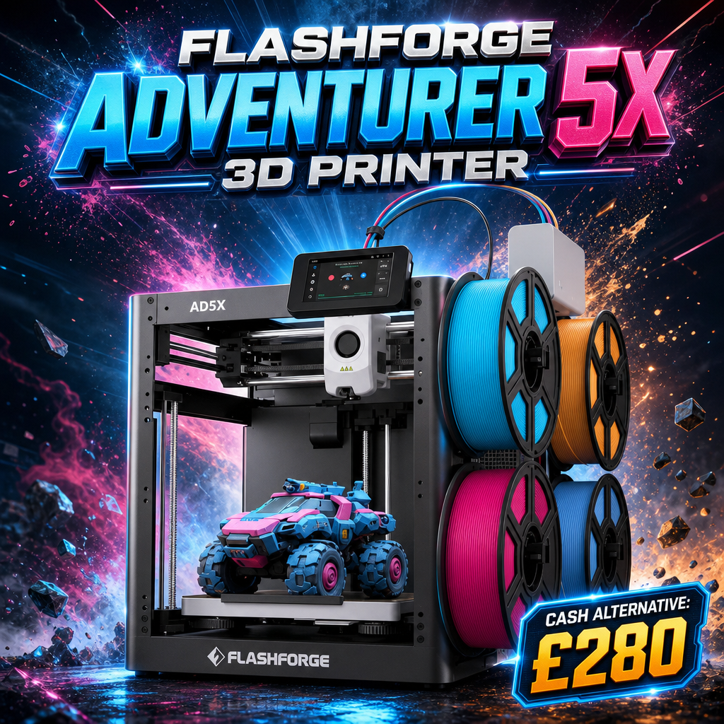 FLASHFORGE ADVENTURER 5X 3D PRINTER