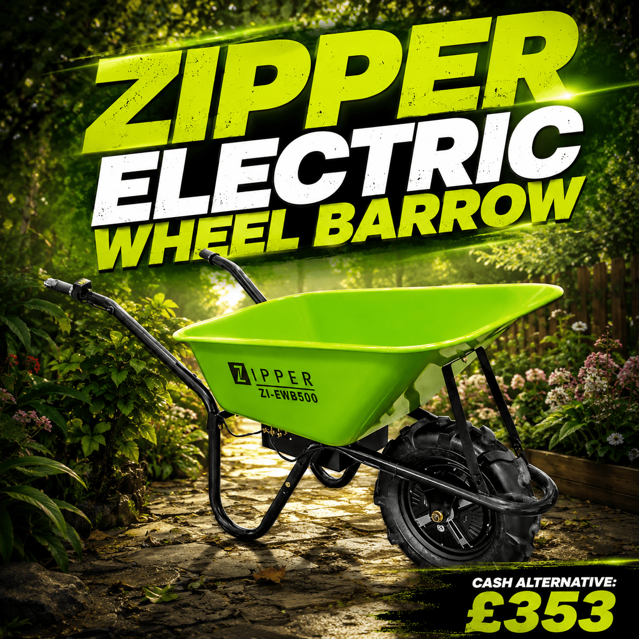 ZIPPER ELECTRIC WHEEL BARROW