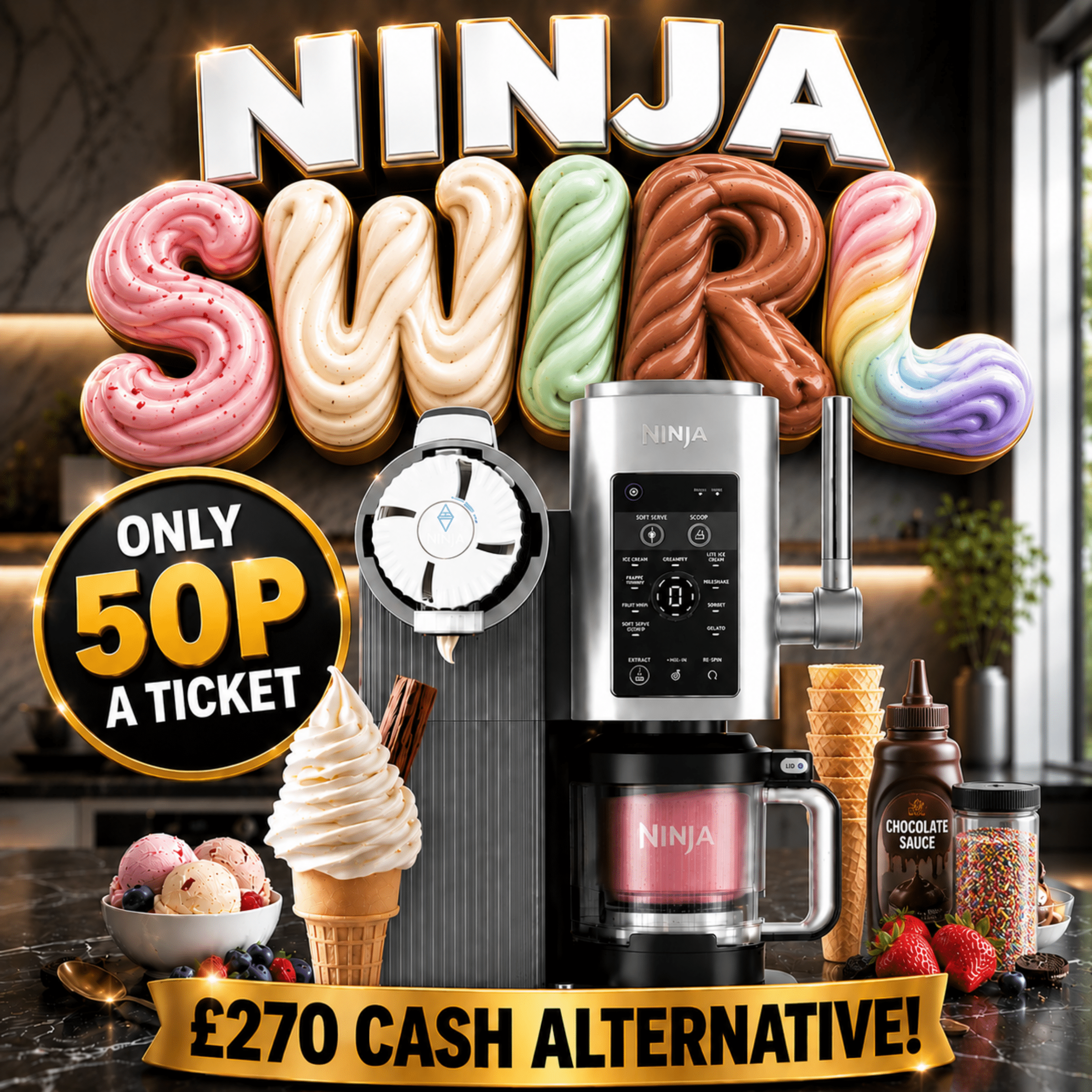 Ninja Creami Scoop & Swirl