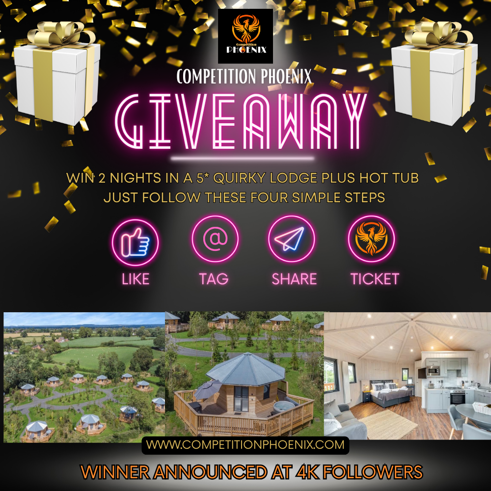 🐦‍🔥 Win 2 nights in a Luxurious Micro - lodge in Shropshire FOR FREE 🤩 (Read description before ticket entry)