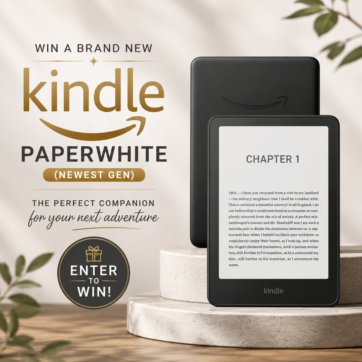 📚 Kindle Paperwhite (Newest Gen) Giveaway 📚