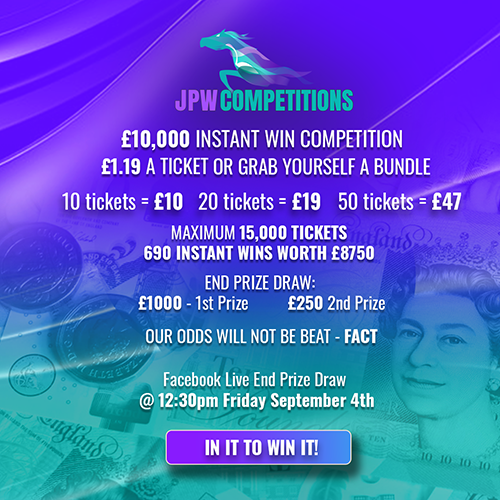 £10,000 INSTANT WIN - £1.19 A TICKET