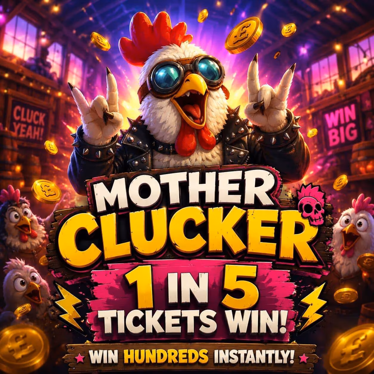 MOTHER CLUCKER – Find a 🐔 to win £100!