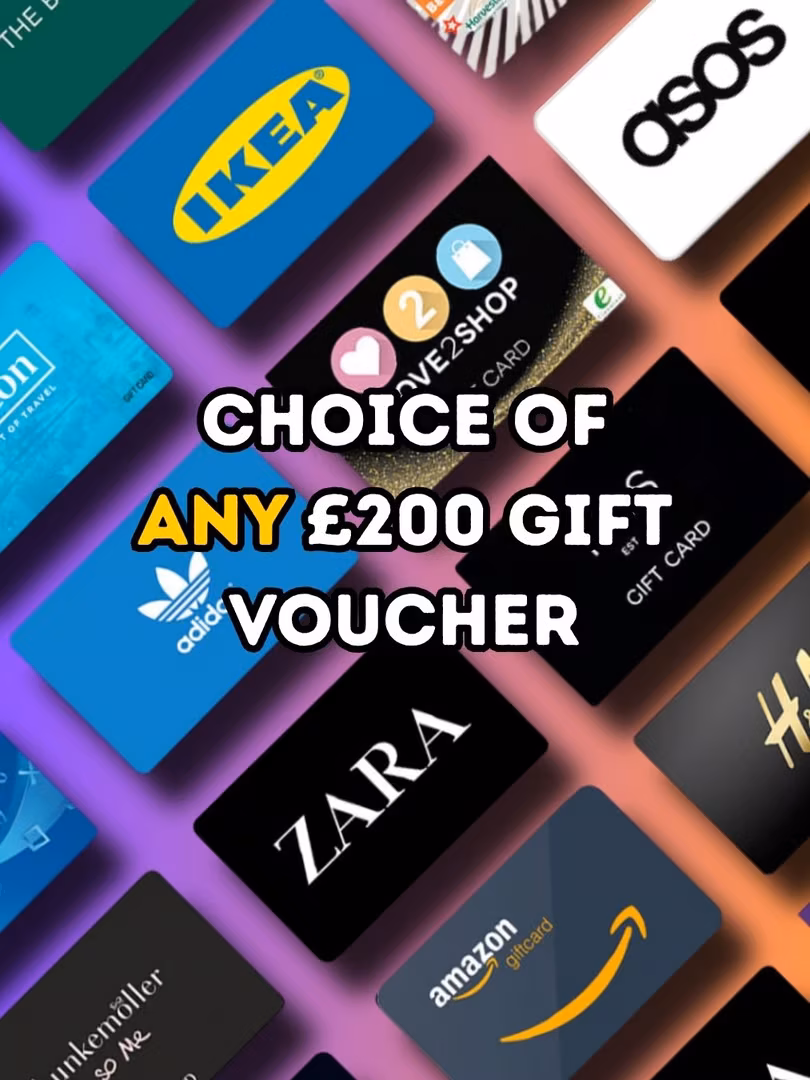 FREE £200 VOUCHER OF CHOICE