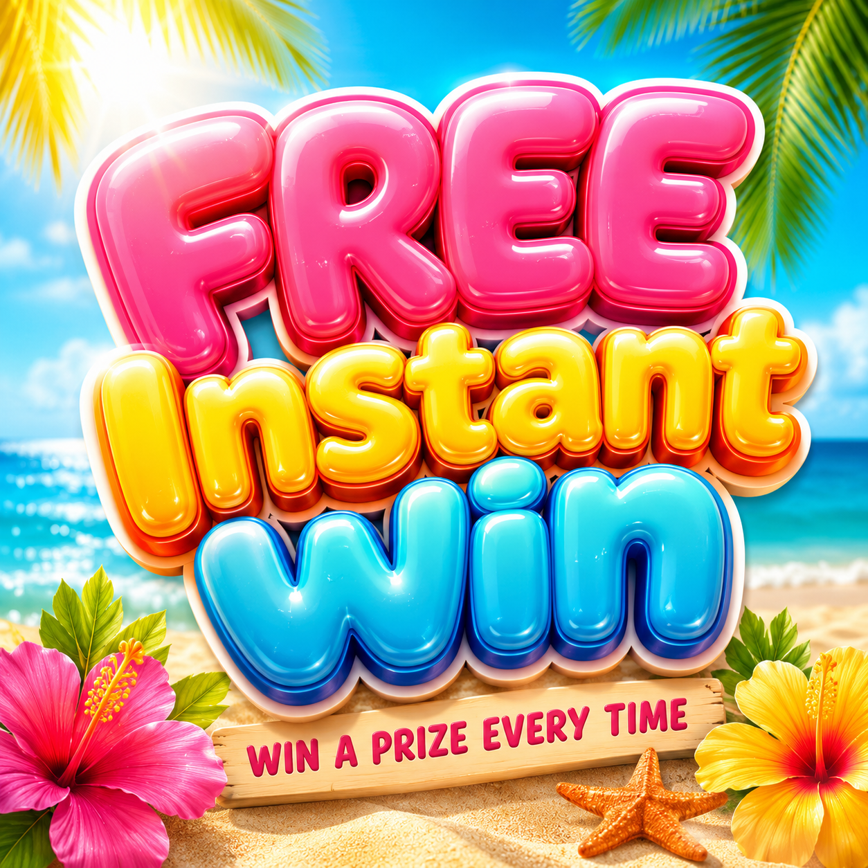 Free to enter comp – win a prize every time!