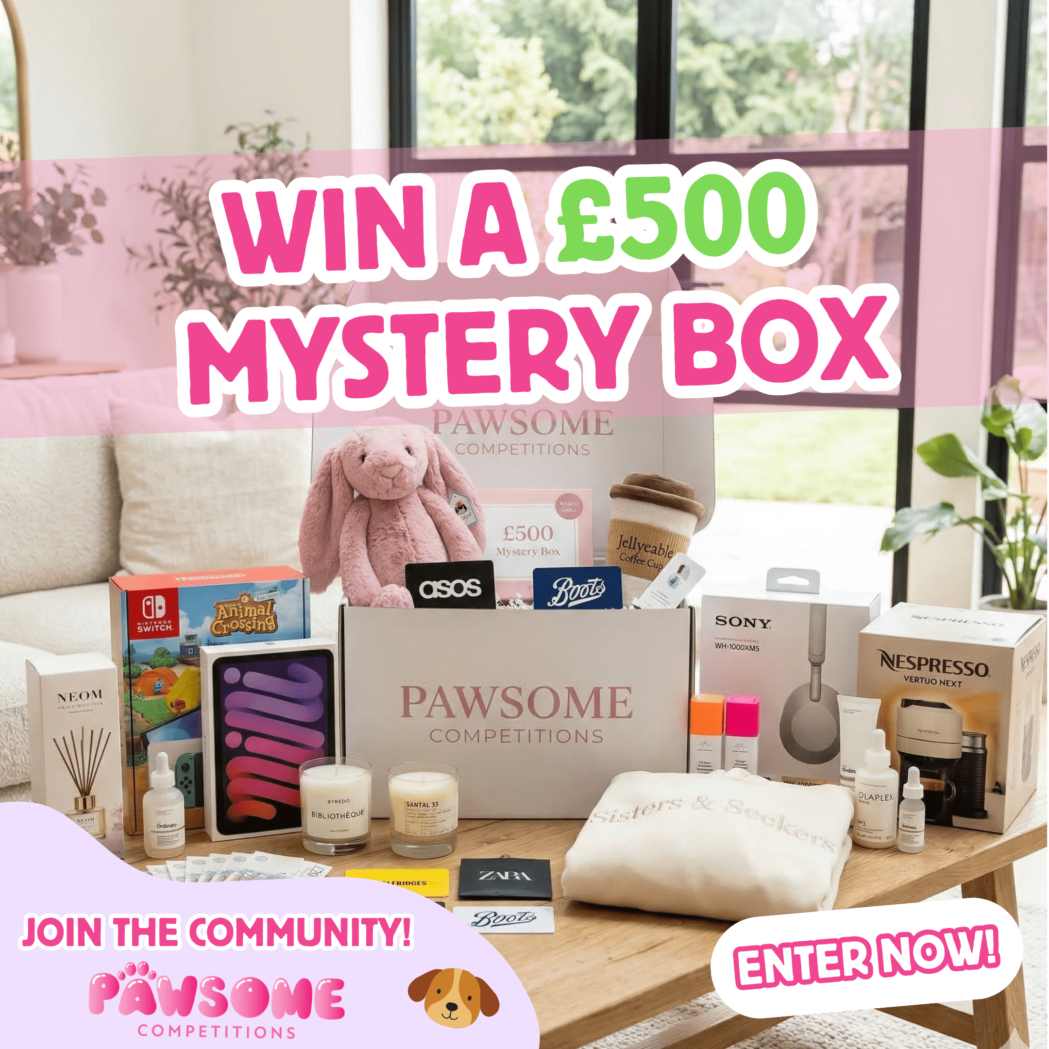 Win a £500+ Pawsome Mystery Box 📦