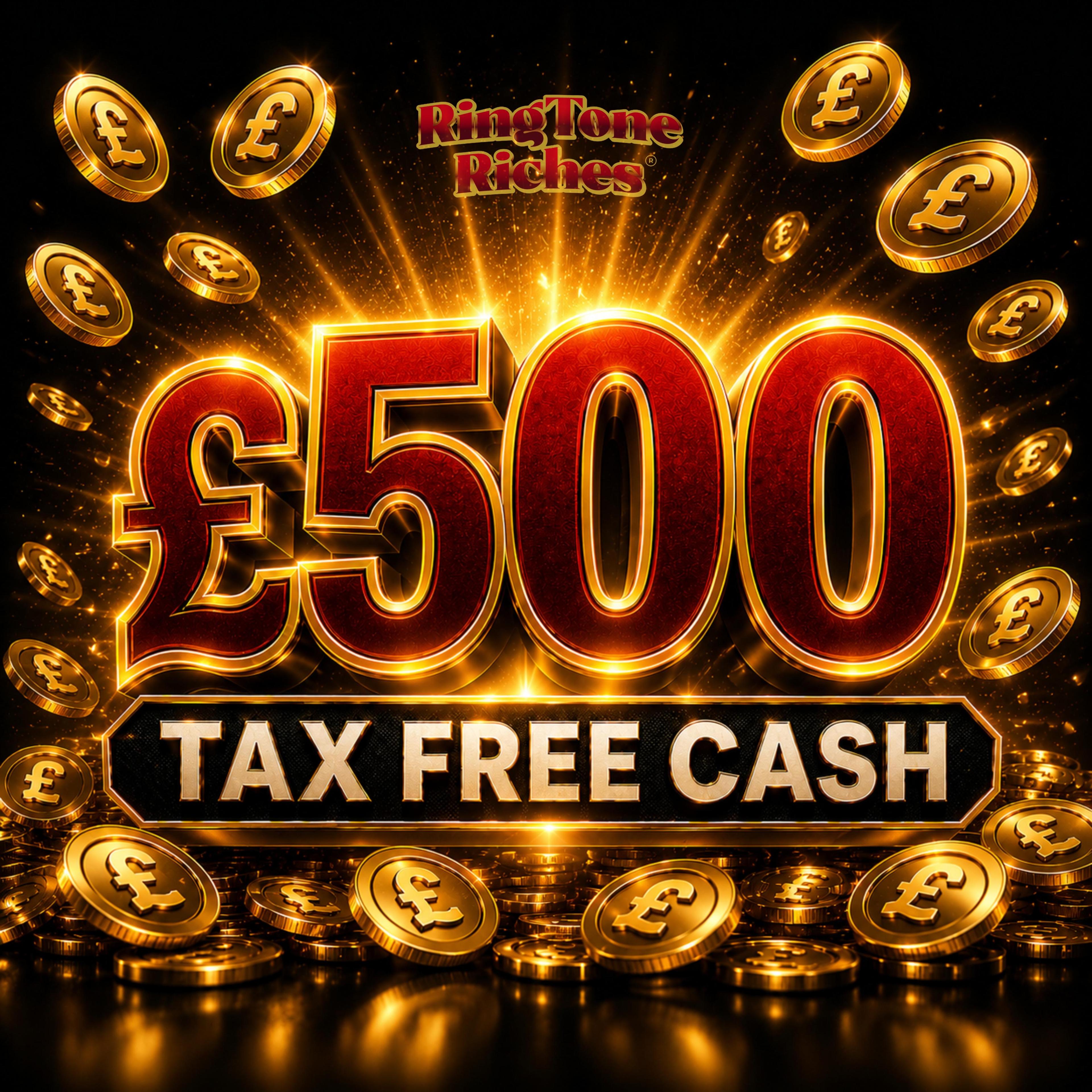 💷WIN £500.00 TAX-FREE CASH FOR JUST 50p! 🔥