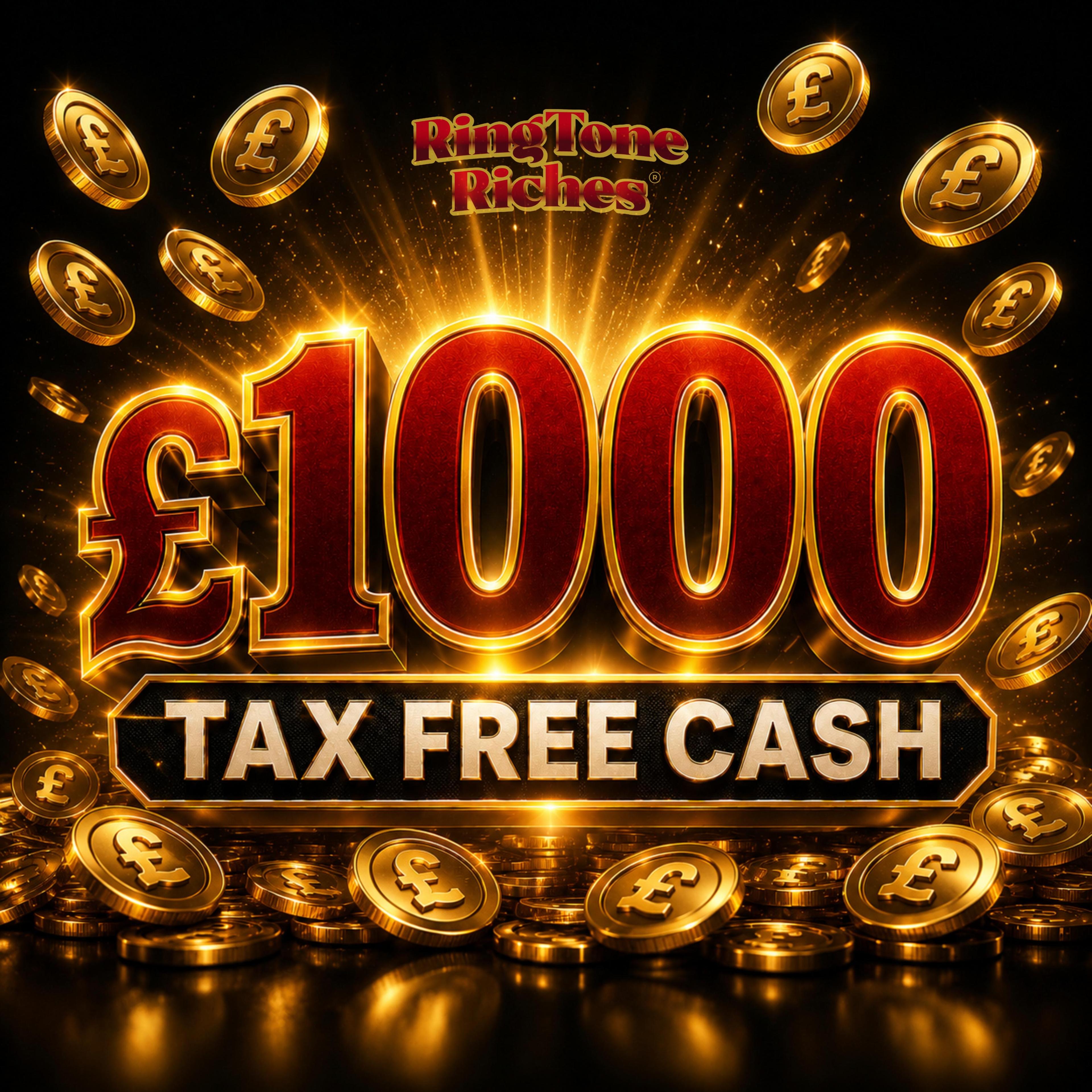 💷WIN £1,000.00 TAX-FREE CASH FOR JUST 99p! 🔥