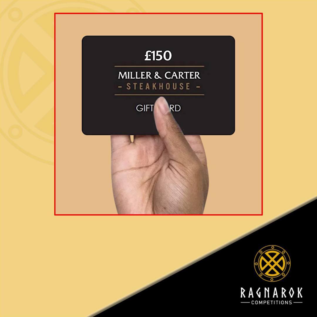 Miller & Carter Steakhouse £150 Gift Card #13
