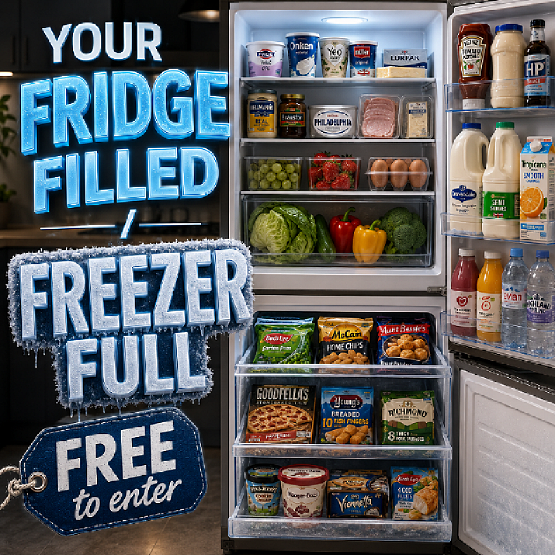 Fridge/Freezer filled for Free