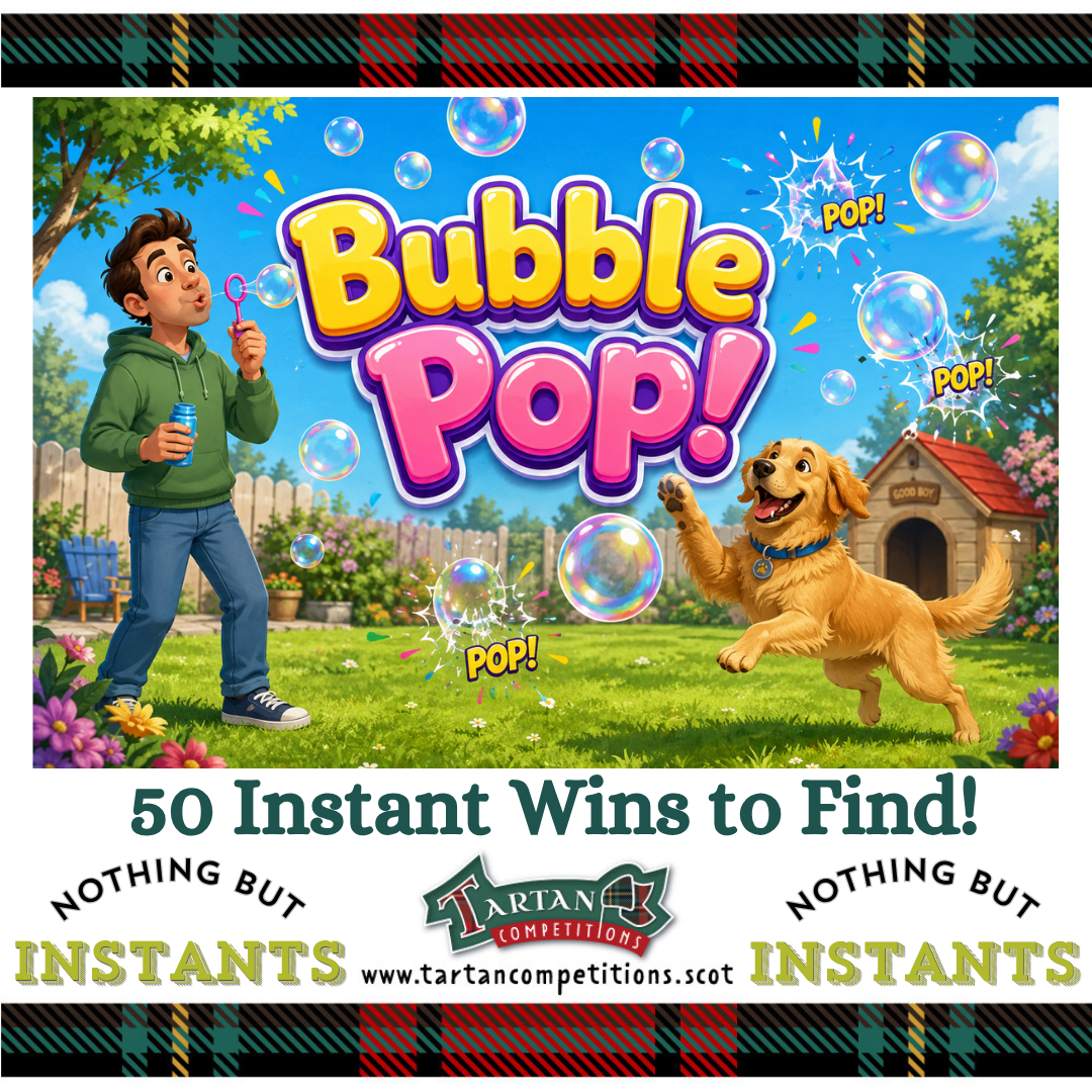 Bubble Pop! 50 Instant Wins to Find!