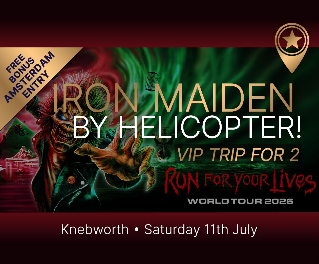 Iron Maiden “Run For Your Lives” Knebworth – Trooper Package