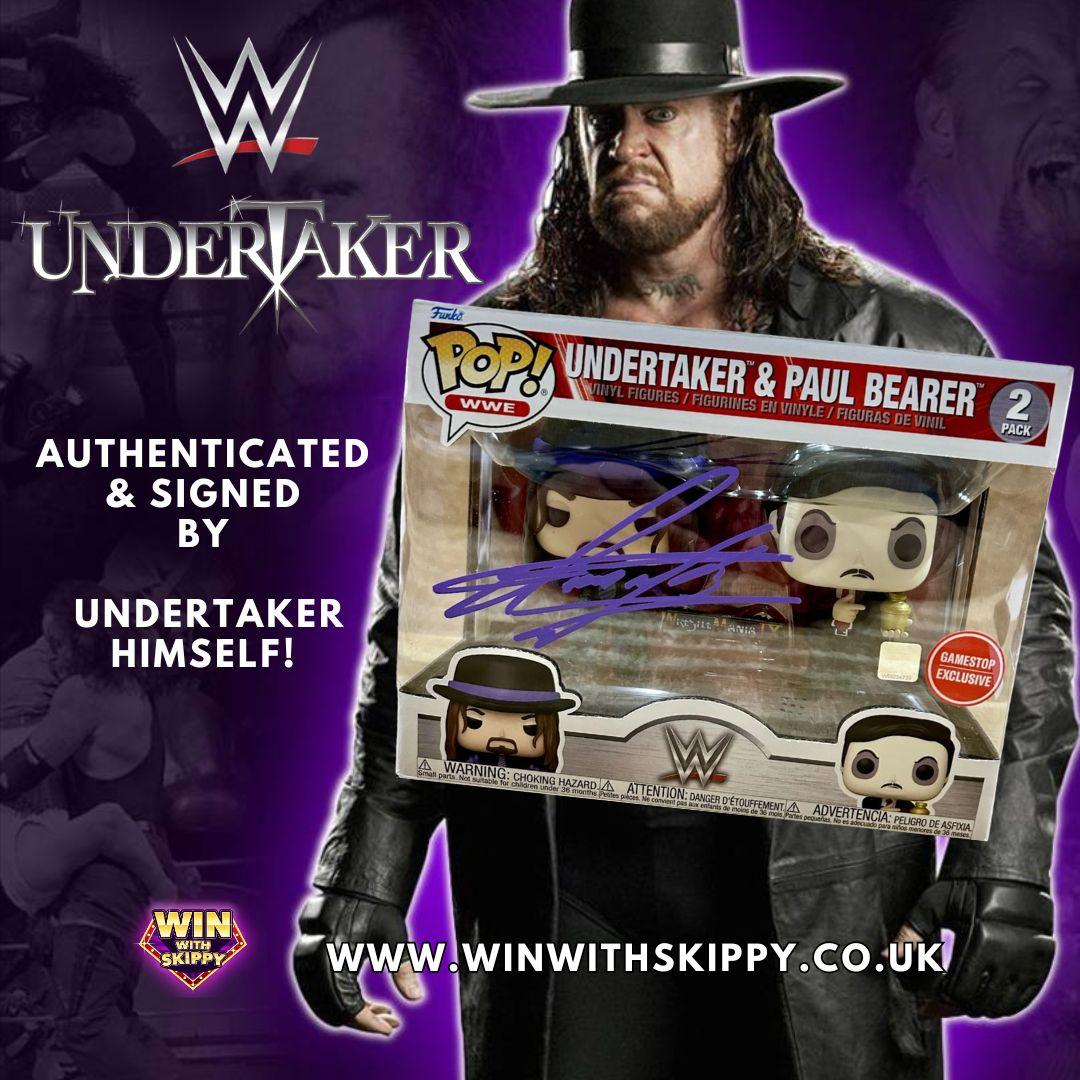 ⚰️ “Rest… In… Peace.”WIN an Undertaker Signed Funko Pop ⚰️🔥
