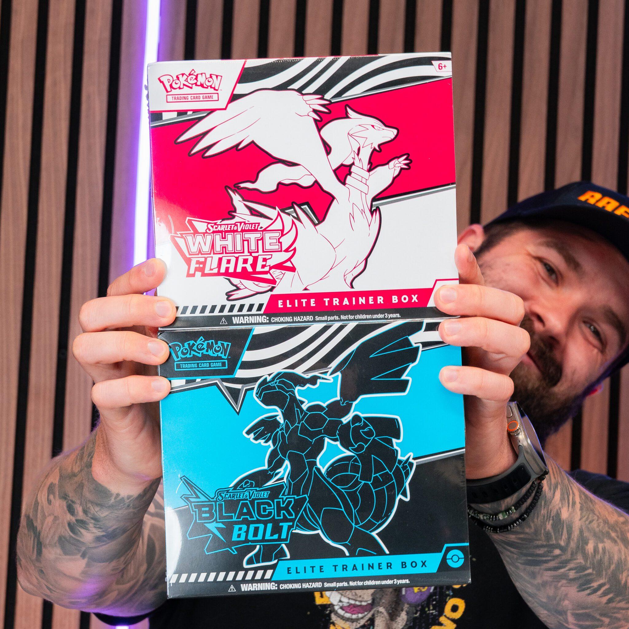 POKÉMON: S&V WHITE FLARE OR BLACK BOLT ETB!