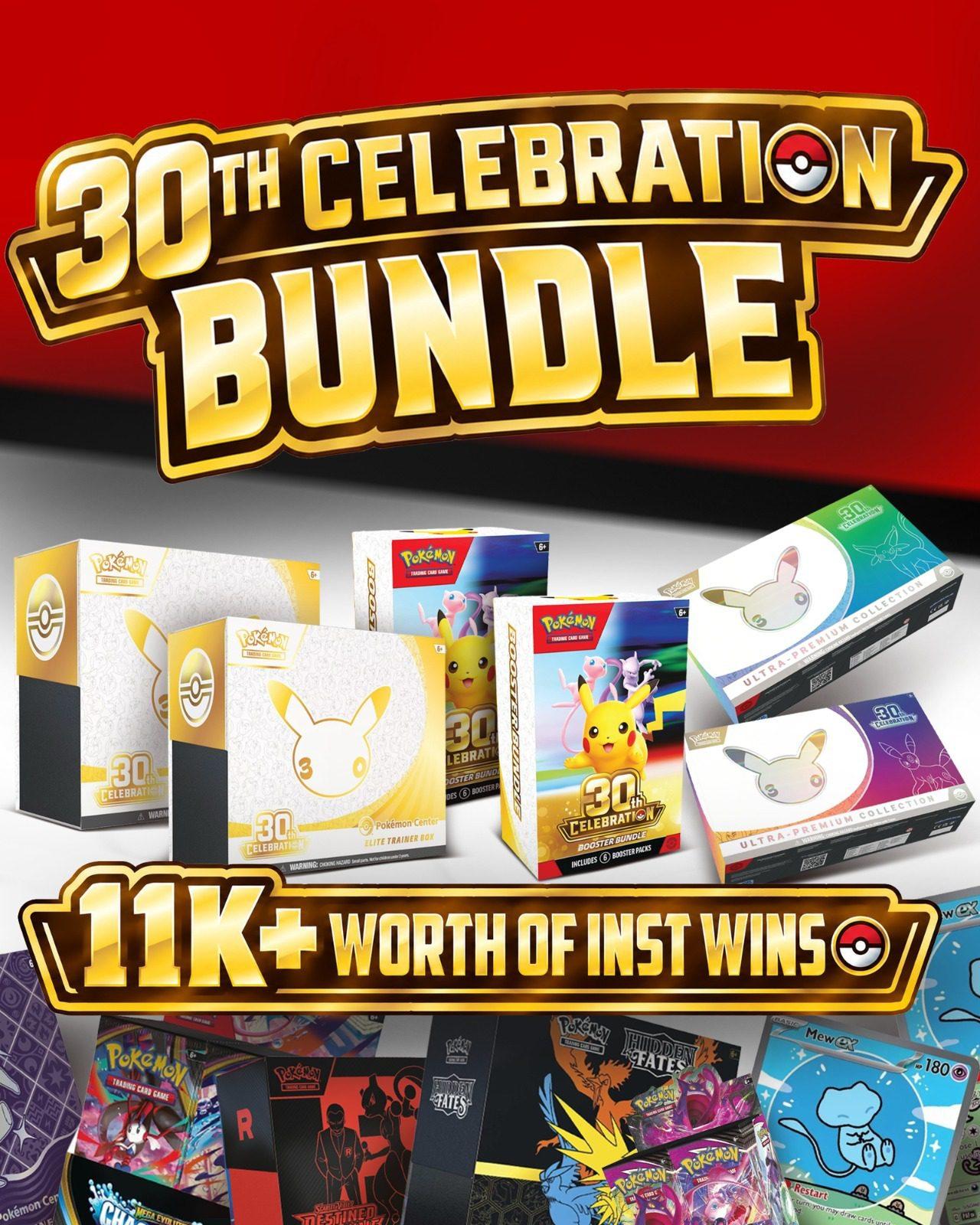 30th Celebration BUNDLE | £11K+ INST WINS!