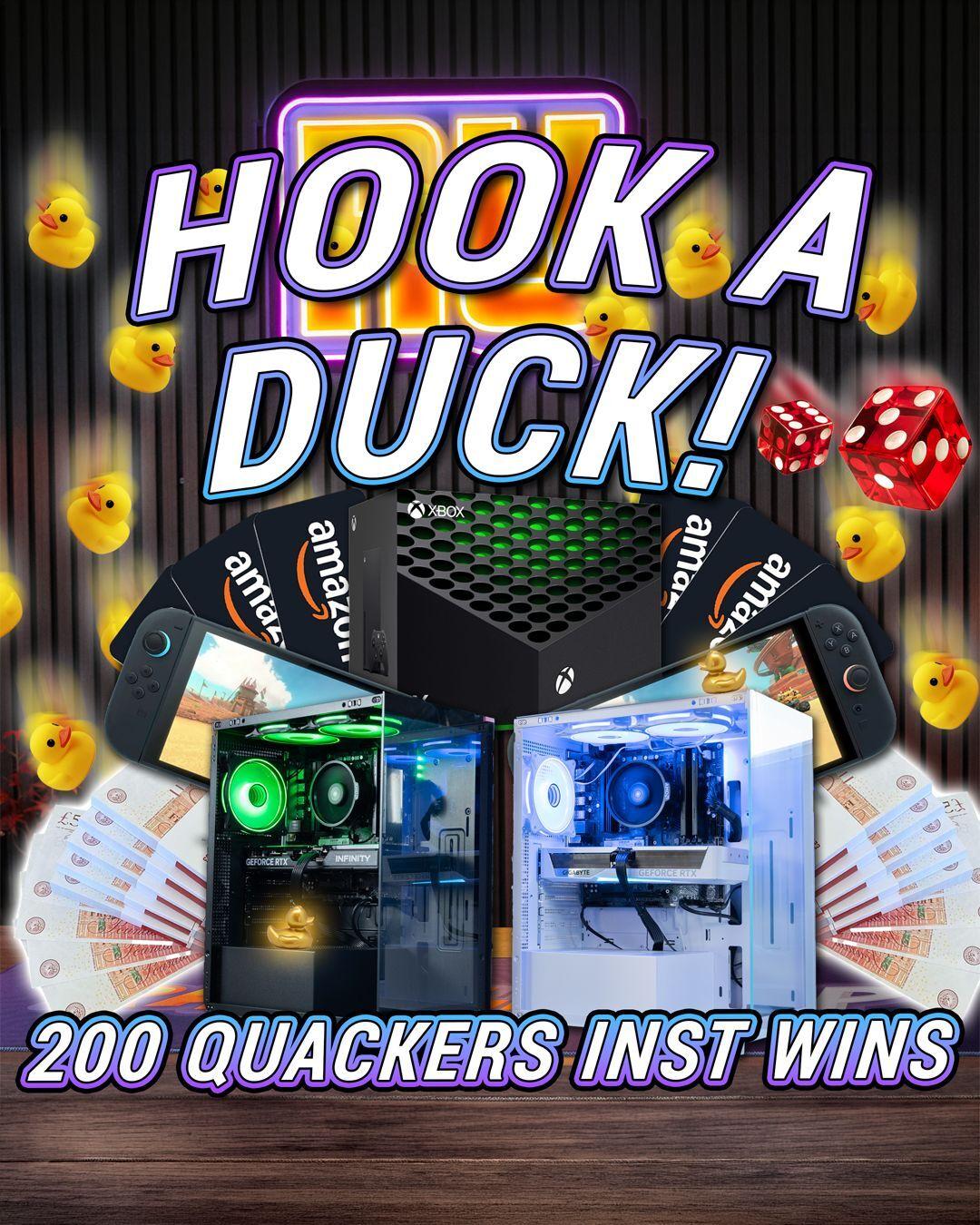 HOOK A DUCK | 200 INSTANT WINS