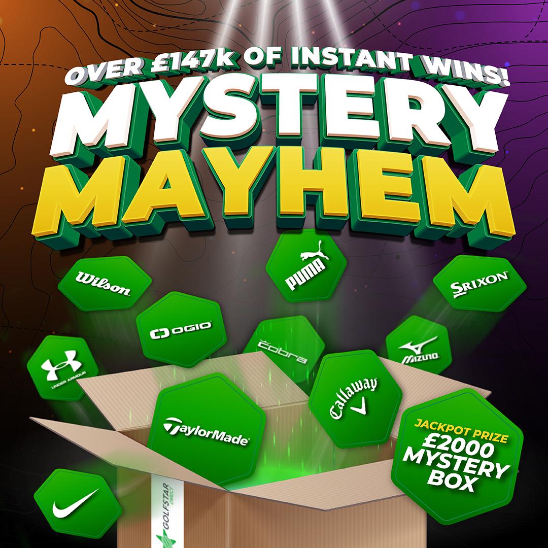 MYSTERY MAYHEM INSTANT WIN COMPETITION! £147,000 WORTH OF INSTANT WIN PRIZES TO BE WON WITH A MAIN PRIZE OF A £2,000 MYSTERY BOX! #4