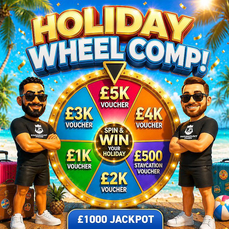 £44,000 Holiday Wheel + Tickets😍