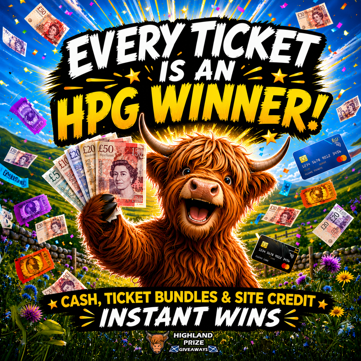 EVERY TICKET IS AN HPG WINNER